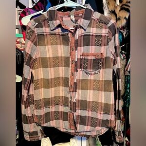 Free People Button up Shirt